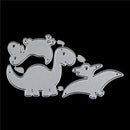 Three Dinosaur  Metal Embossing Cutting Dies Stencils Scrapbooking Photo JR