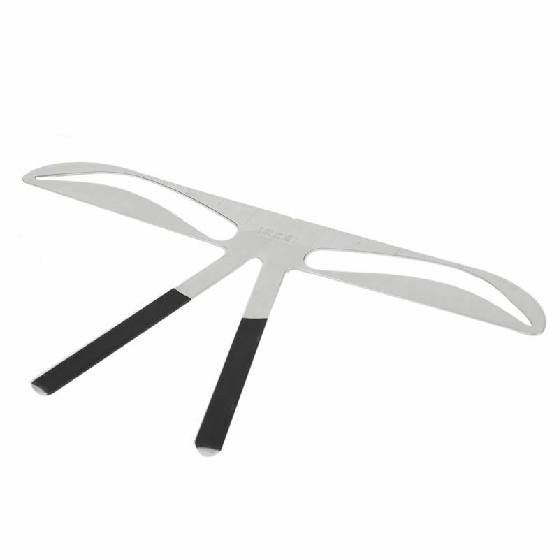 Eyebrow Stencil Ruler for Eyebrows Enhancer Permanent Tattoo Eye Brow Tools M6L4