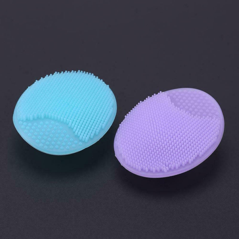 Silicone Cleaning Powder Brush Portable Face Hair Washing Brush Makeup Tool A