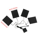 DIY USB Powered Vest Jacket 4 In 1 Adjustable Temperature Electric Heating Pad