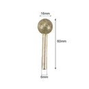 8Pcs Spherical Diamond Coated Grinding Head Shape Engraving Abrasive Burrs