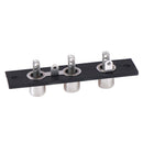 3 way RCA terminal wall panel plate input phono chassis socket audio adap JR