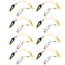 8pcs Power Grip Release Clip Planer Board Boat Outfitting with Longline Snap