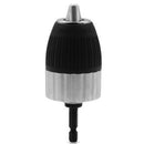 1PC 1.5-13mm Electric Hammer Keyless Drill Chucks with Hexagon Handle Thread Rod