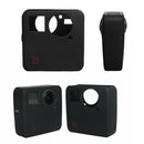 Silicone Shock-proof Housing Cover Case Lens Cap Holder f. GoPro Fusion Camera