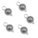 5 Pieces Fishing Sinker Jig Head Lead Fishing Weights Practical 5g