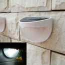 LED Solar Power Wall Garden Lights Outdoor Fence Lamp Light White Ener ZYD