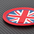 fit for Mini R55 R56 R57 R58 R59 Mini Cup Mat Anti-Slip Cup Pad Union Jack Flag
