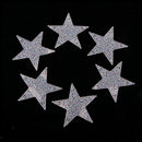 6Pcs Iron On Rhinestone Star Patches Transfer AB Crystal Beading Applique for