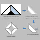 Multi-use Measuring Ruler Speed Square Roofing Triangle Angle Protractor