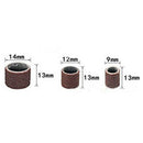 132 pc 1/2 inch 3/8 inch Mixed Drum Mandrel& Sanding Drum Sleeves For Rotar