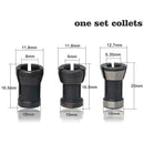 3pcs/set High Precision Collet Chuck Heads for Engraving Carving Machine
