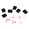 1Set black plastic car door hinges & door handles for 1:10 rc crawler trx4 U Gw
