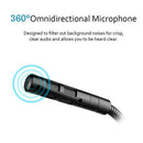 USB Mini Condenser Microphone Stand Desktop Recording Mic For PC Desktop Laptop