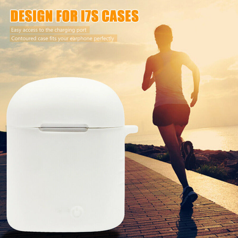 Portable Silicone Wireless Headset Protective Cover for TWS I7S Earphones Case