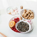 4 Layers Dried Fruit Plates Rotary Cake Desserts Stand Pastry Candy Snack T