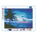 Coconut Tree 5D Full Drill Diamond Painting Embroidery DIY Craft Needlework