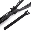 100 x adjustable black nylon cable tie L 15cm X3Y2