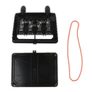2pcs External Waterproof Dustproof Junction Boxes Cable Connector with 6 Diodes