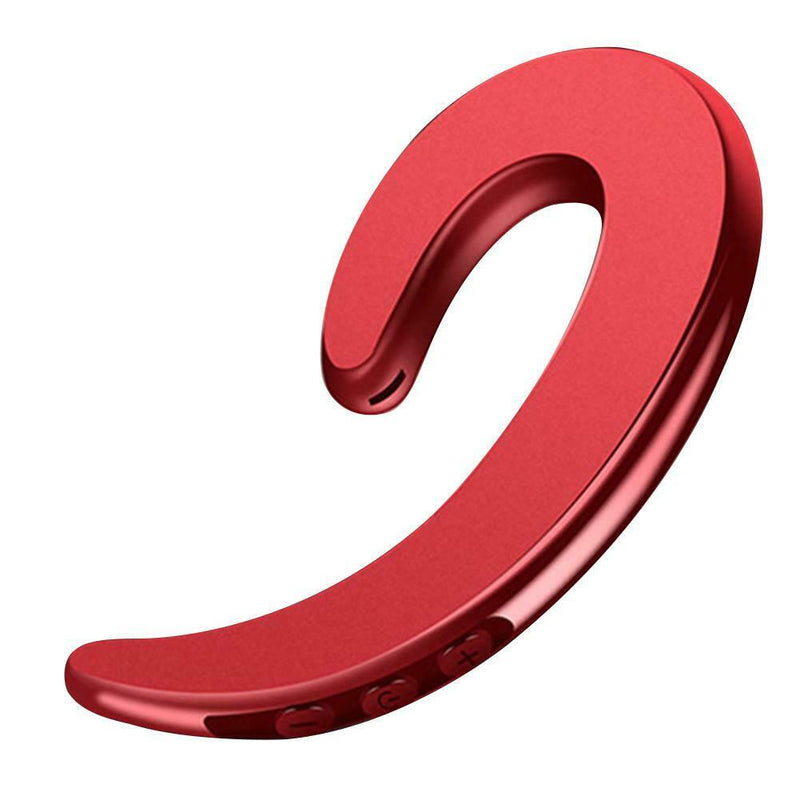 Y-12 Wireless Bluetooth Earphone Bone Conduction Earhook Headphone (Red)