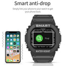 K16 Smart Watch IP68 Waterproof Heart Rate Monitor Fitness Tracker (Black) A