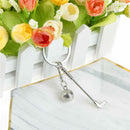 2018 Unique Golf Ball Stainless Steel Metal Keychain Key Chain Ring Gifts  3C
