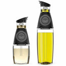 2Pcs/Set 9/17Oz Olive Oil Dispenser Bottle Set Oil Vinegar Cruet with Drip- U9A4