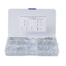 125PCS Industrial Mechanical Hitch Hair R Cotter Pin Tractor Clip Assortment