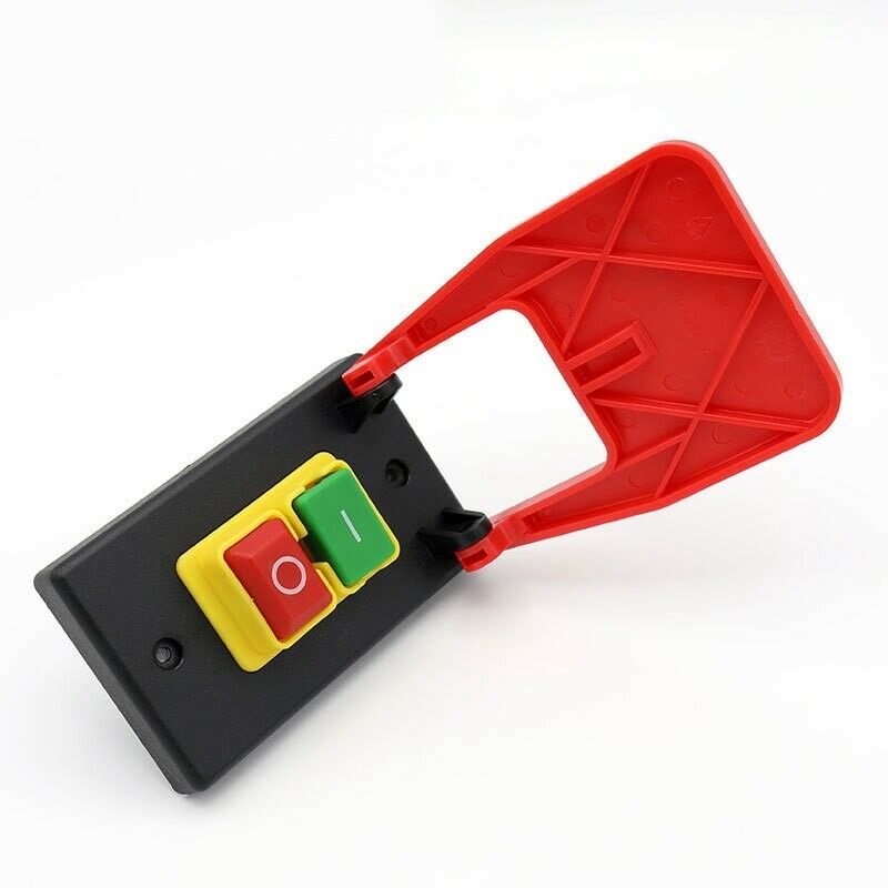 Off-On Red Cover Emergency Stop Push Button Switch 16A Power-Off/Undervolta N2P3