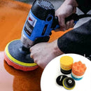 11x Car Buffing Pads Polishing Buffer for Drill Sponge Set Waxing Foam Seal P1I3