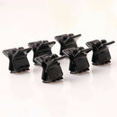 Girls Fashion Black Plastic Mini Hairpin 6 Claws Hair Clip Clamp for Ladies Top
