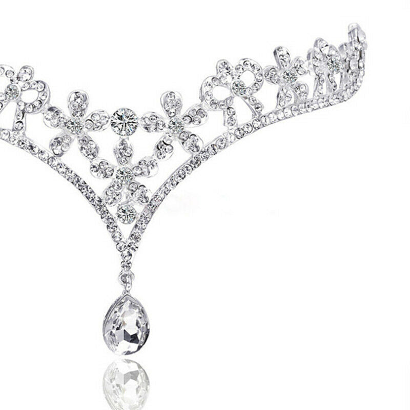 Rhinestone Band Bridal Tiaras And Crowns Princess Prom Crown Headband Wedding Bj