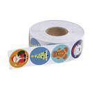 500 Pieces/Roll Christmas Themed Sealing Stickers Round Paper Labels DIY