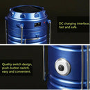 Portable USB Solar Power LED Camping Lantern Tent Hiking Torch Lamp Light H