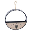 Geometric Hanging Metal Flower Stand  Rack Rustic Iron Plant Holder Pot-01