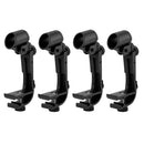 4PCS Adjustable Drum Microphone Clip for MIC Clamps Holder Shockproof Black