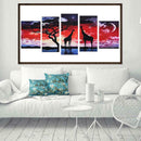 Giraffe 5D DIY Full Drill Diamond Painting 5-pictures Combination Kits Gift