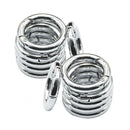 12 Pcs Snap Clip Hook Mini Carabiner 25mm For Keychain Keyring Camping Hiking