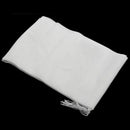 Cotton Reusable Nut Milk Sprouting Juice Soup Food Filter Bag,white
