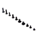 1X(500Pcs/Box M2/M2.5/M3 Black Metal Cross Head Screw Bolts Phillips Screws