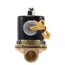 1 Pcs DC12V Solenoid Valve Brass Solenoid Valve DN15 Pneumatic Normally Clo