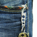 Mini Stainless Multi Tool EDC Pocket Bottle Opener Screwdriver Keychain3CZ