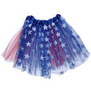 Children Girls Colorful Flag Birthday Party Dancing Princess Tutu Skirt