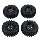 4x RC 1:10 Off-road Car Rubber Tyre&Plastic Wheel Rims for RC4WD D90 D110