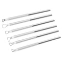 6pcs Aluminum Modelling Sculpte Pottery Clay Tools DIY Clay Carving Knives Tool