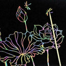 16K Colorful Scratch Paper Kids Creative Magic Drawing Paper With Scratch P E0Z2