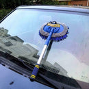 Microfiber Car Brush Wash Mop Mitt Extendable Handle Vehicle Washing X5C3