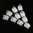 100X 4 Pin RJ11 RJ-11 6P4C Modular Telephone Phone Crystal Plug Connector