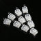 100X 4 Pin RJ11 RJ-11 6P4C Modular Telephone Phone Crystal Plug Connector #gib
