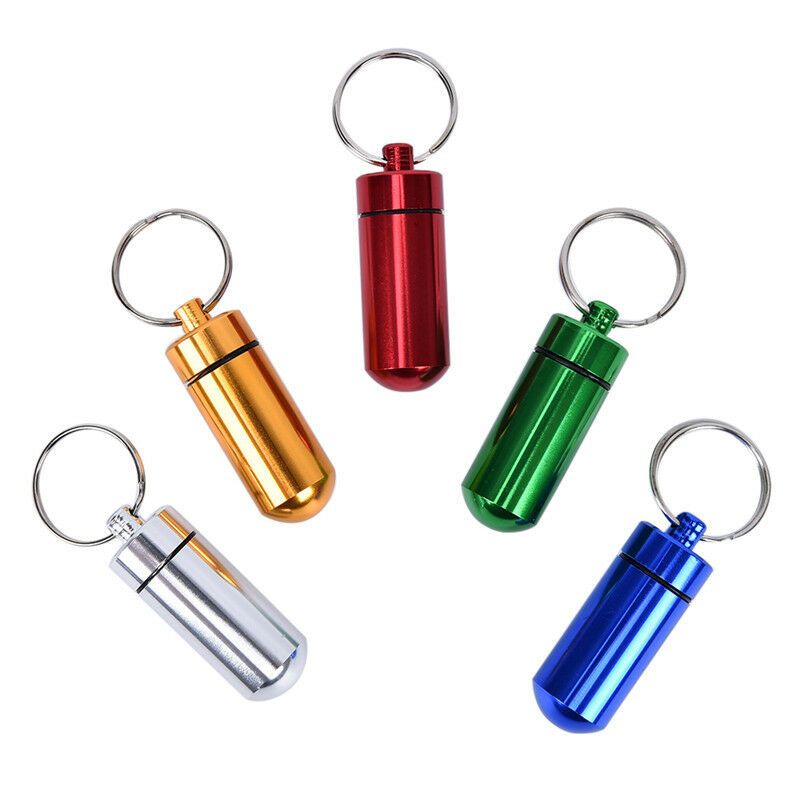 1pc Aluminum Bottle Medicine Gallipot Waterproof Warehouse Random Color  Gw